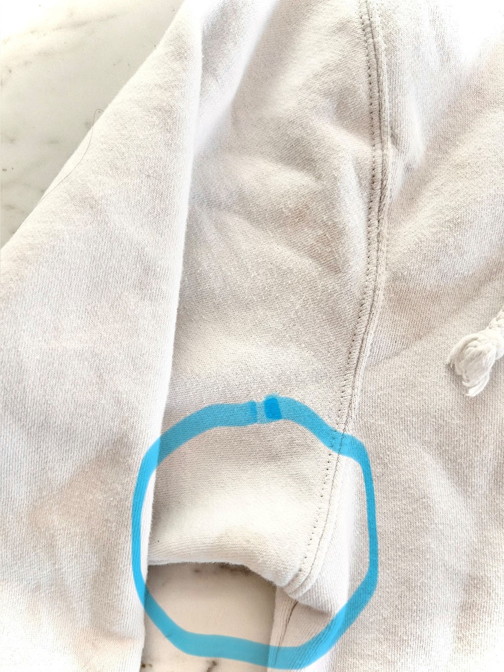 Hamptons Neptune Beach Club white hoodie- Hampton Bays, NY - Picture 7 of 7